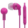 Moki Noise Isolation and Mic Earbuds, Pink