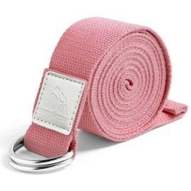 METEOR Essential Yoga Strap, Yoga Belt, Stretch Band, Extra Thick D-Buckles, Yoga Straps for yoga, pilates, rehab, therapy, stretching, posture correction