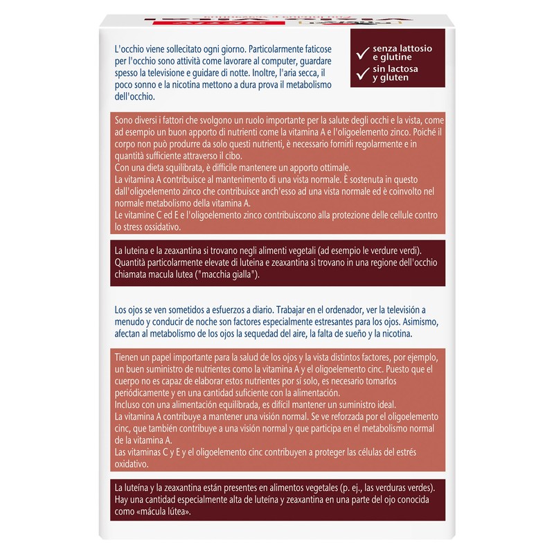 Doppelherz aktiv Visio Vital, Integratore Alimentare Vista, 90 Capsule