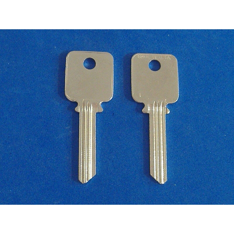 Two Key Blanks FIT MEDECO Locks #A1638 BIAXIAL G3 Keyway
