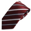 Michi Kolondon Necktie, Made in Japan, Striped, Silk Wrapped, 0-STYLE.cravat,