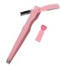 IWOWHERO Stainless Steel Eyebrow and Eyelash Grooming Tool Portable Tweezers