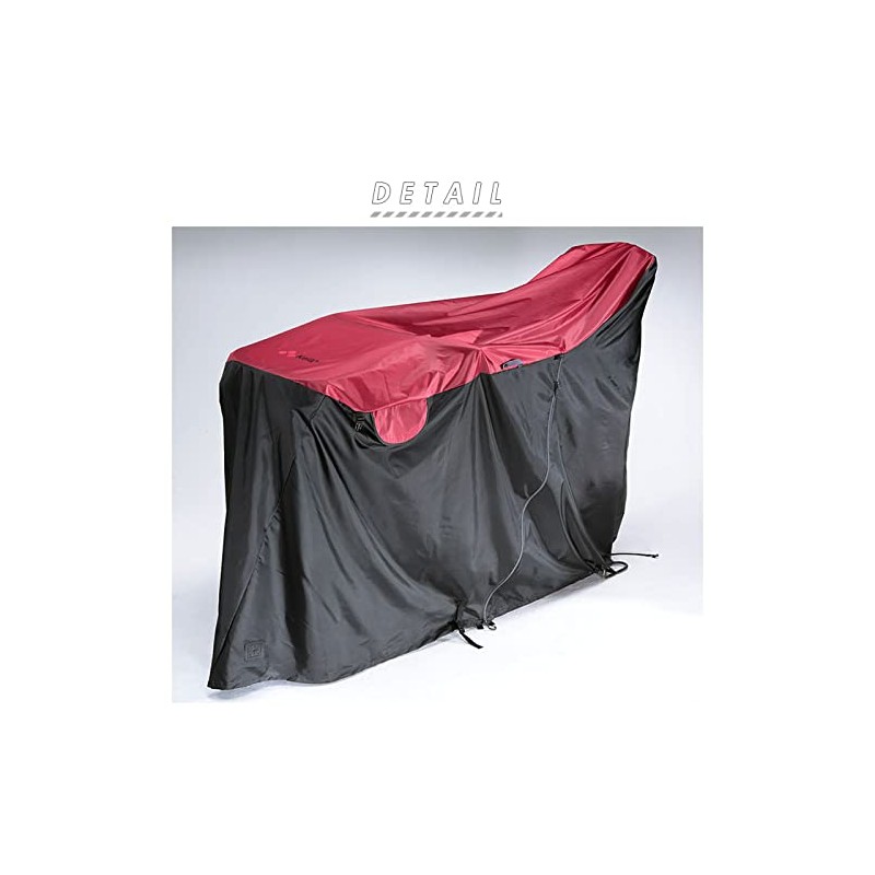 Kawasumi Seisakusyo KW-449AS/RD-BK Cycle Cover (KW-449AS/RD-BK), Red x Black, Size