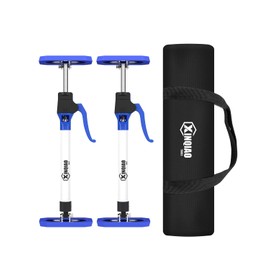 XINQIAO Third Hand Tool 3rd Hand Support System, Premium Steel Telescoping Pole with 180 LB Capacity for Cabinet Jacks for Installing Cabinets, Drywall Jack& Cargo Bars, 16.1 in-23.6 in Long, 2 PC