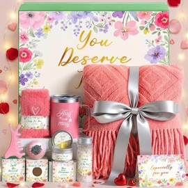 MUGIQUE Mothers Day Birthday Gifts for Women Gifts for Mom Wife Grandma Daughter Sister Friends Gift Baskets for Women Relaxing Self Care Spa Gift Set Care Package Get Well Soon Sympathy Gifts