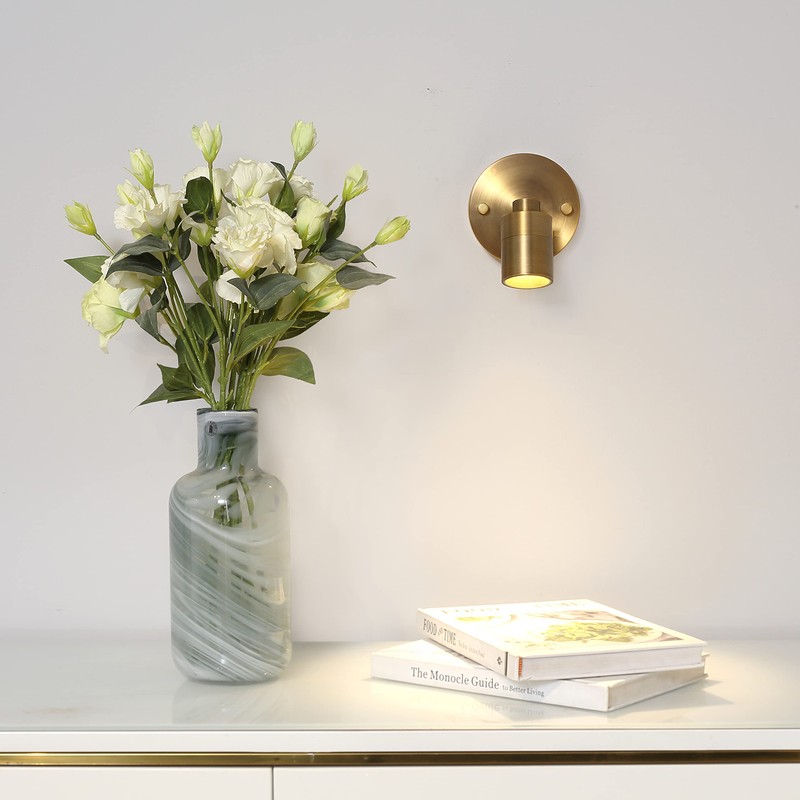 VidaLite - Shura LED Spot Light 3000k, Brushed Brass