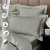 Pizuna Pure Cotton Standard Pillowcases 2 Pack Silver 50x75cm, 600