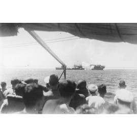 New 5x7 Photo: Sinking of the USS LANGLEY off Java