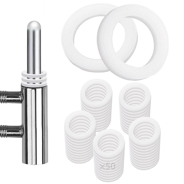 MHDUYEG Pack of 50 Washers Door Hinge Plastic 1 mm