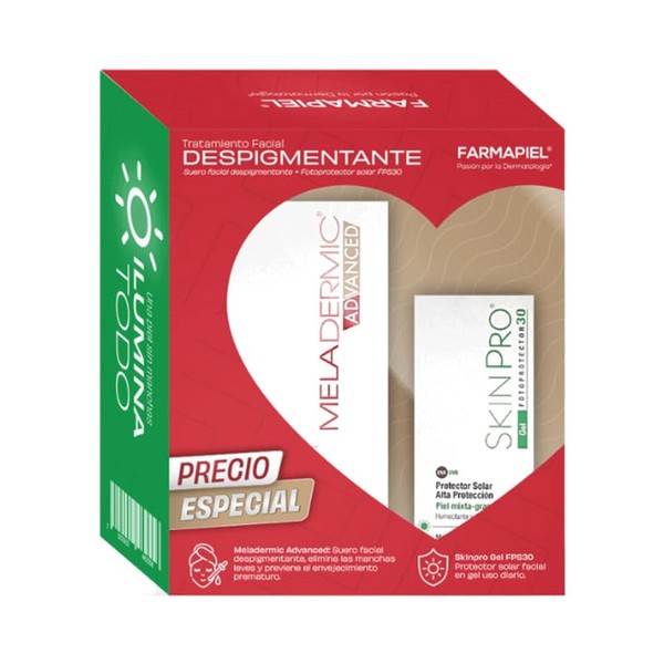 Kit Despigmentante Meladermic Advanced +Skinpro Gel FPS 30 I Advanced