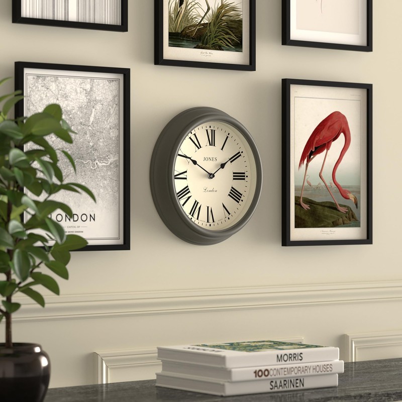 Jones Clocks® Venetian Wall Clock - Round Wall Clock -