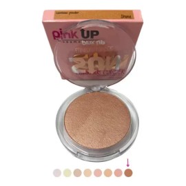 Polvo Iluminador Luminous Powder. Maquillaje Polvo. Pink Up Color pkip 08 SHINE