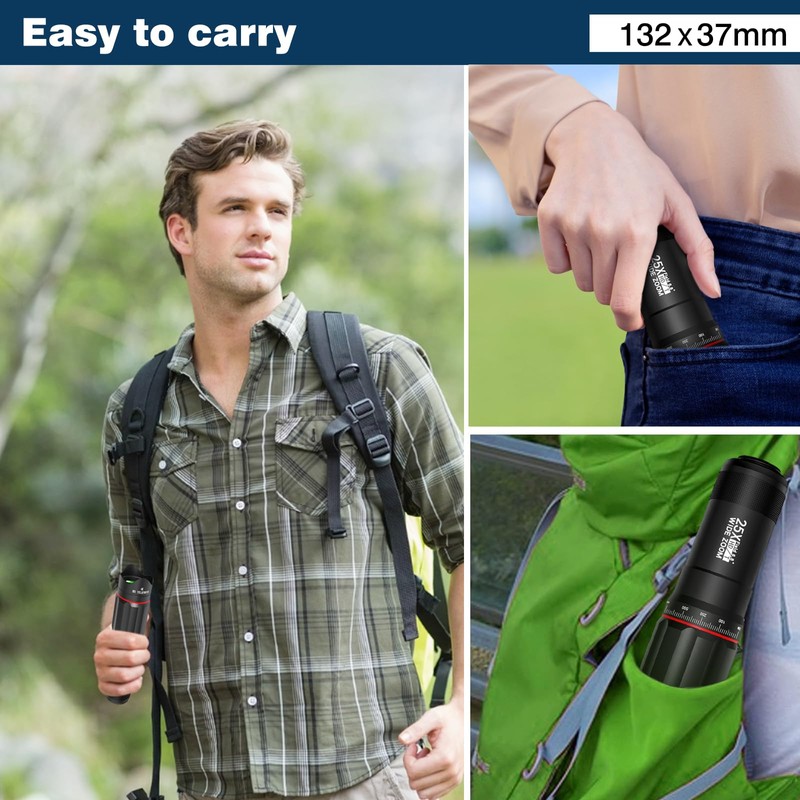 80X100-monocular-Telescope 2 kilometers visual Range for Stargazing Hunting Wildlife