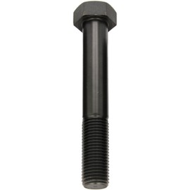 Steel Hex Bolt, Grade 8, Plain Finish, Hex Head, External Hex Drive, Meets ASME B18.2.1/ASTM A354, 4" Length, Fully Threaded, 2"-4-1/2 UNC Threads, Imported