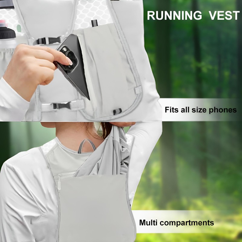 Running Vest for Men and Women, 5 L Lightweight Hydration