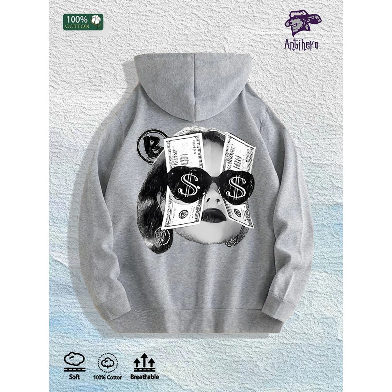Money - Vision Graphic Hoodie 100% Cotton US Warehouse 7