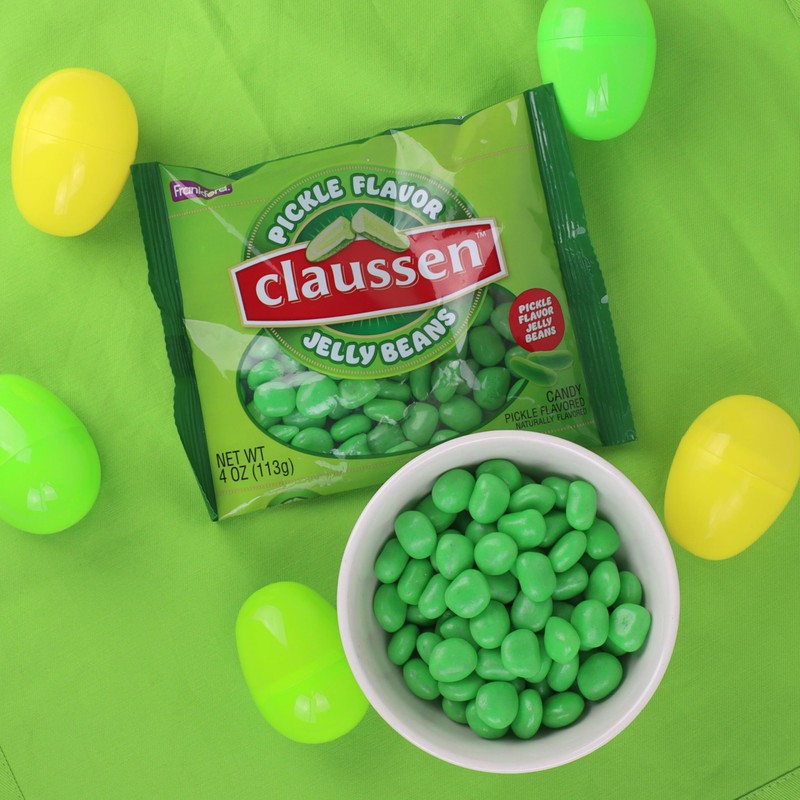 Frankford Claussen Pickle Jelly Beans (Jelly Bean 3 Pack)