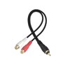 VCELINK RCA Cable Splitter 1RCA Male to 2RCA Female Y