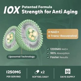 Cold Mount Nad+ Resveratrol Softgels
