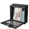 Locking Mailbox Wall Mounted Vertical mailboxes with Key Lock Large