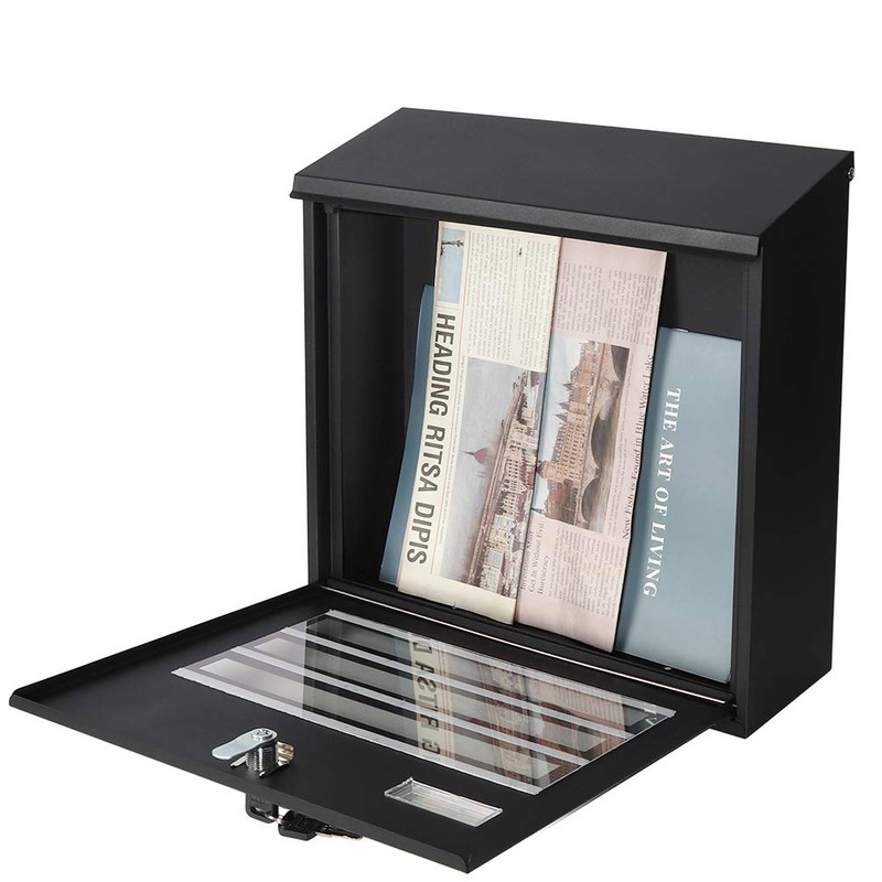 Locking Mailbox Wall Mounted Vertical mailboxes with Key Lock Large