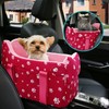 Cullaby Center Console Dog Car Seat for Small Dogs Under