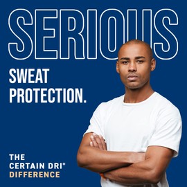 Certain Dri Extra Strength Clinical Antiperspirant Deodorant | Extra Effective Protection Against Excessive Sweating | Gentler on Sensitive Skin | Solid | 1.7 Ounces | Pack of 1