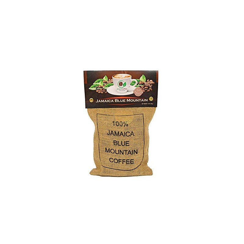Green Coffee Traders Whole Bean 1LB. 100% Jamaica Jamaican Blue