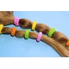 Red Ember 100pc Mini Hair Ties | Hair Ties for