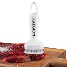 Meat Tenderizer Tool,24 -pin Stainless Steel Sharp Blade, Heavy-Duty Kitchen Gadgets, Hand Held Meat Tenderizer Needle Tool, Cooking Gadget for Tenderizing Chicken, Steak, Veal, BBQ