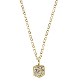 Fossil Women's Necklace, Heritage Stainless Steel Chain Necklace