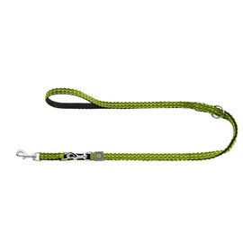 HUNTER Adjustable leash Hilo 15/200 mesh, lime