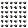 HARFINGTON 100pcs 304 Stainless Steel Cable Clamps 5/16 Inch Rubber