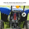 250mm/9.8in Motorcycle Shock Absorber with Red Spring Universal for 50cc‑125cc