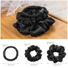 Desmend Large Mulberry Silk Scrunchies 100% Pure Silk Scrunchies Scrunchies
