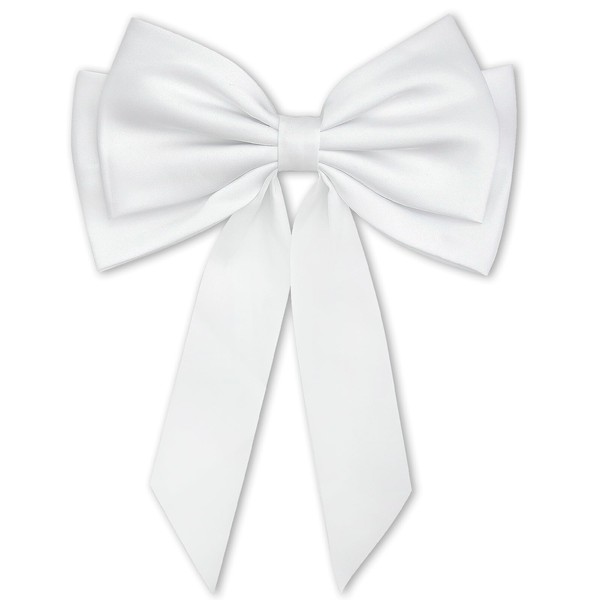 cvisay Big Hair Bow with 7.6 Inch Wide Design and