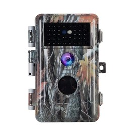 32MP 1296P Game & Trail Camera, 0.3 Trigger Speed No Glow Night Vision Motion Activated IP66 Waterproof for Wildlife Hunting, Backyard Security, Animal Observation