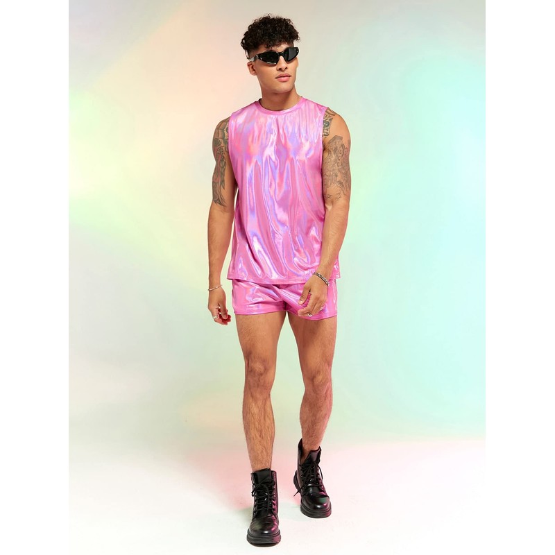 Verdusa Conjunto de 2 piezas de playera sin mangas y