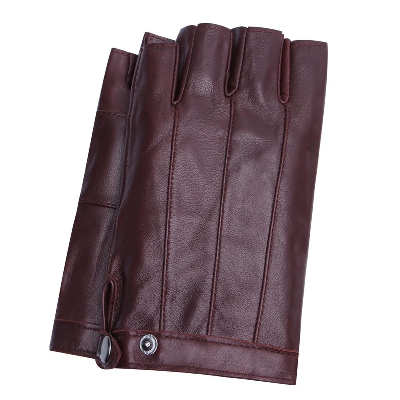 Harssidanzar KL028EU Fingerless Driving Gloves Outdoor Sports Half Finger Gloves