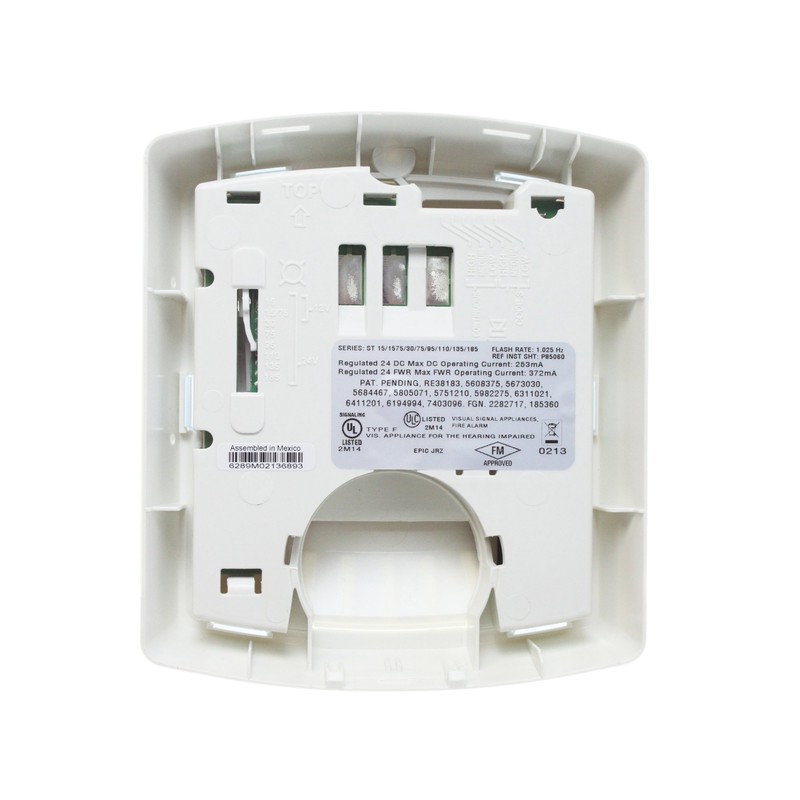 COOPER WHEELOCK STW 127685 STR,WHT,2W,WALL,12/24V,8CD by Cooper/Wheelock