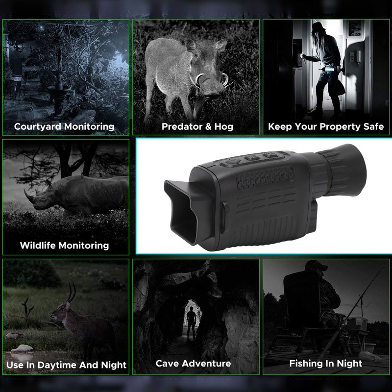 Digital Infrared Monocular 5X HD Rechargeable Night Vision Infrared Monocular