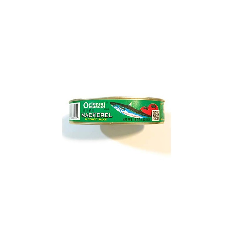 Oriental Mascot Brand Mackerel In Tomato Sauce 15 Oz(2 Pack)