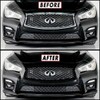 SlickMod Chrome Delete Blackout Vinyl Overlay for 2014-2017 Infiniti Q50
