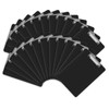 HERKKA 25 Pack Plastic Clipboards, Black, A4 Letter Size, 12.5