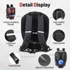 RKV86 Motorcycle Backpack for Men LED Backpack, DIY Programming GIFs,