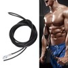 Pulley Cable Steel Fitness Cable Black Adjustable Strong Coated Pulley