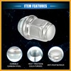 Partuto 5 Pcs Wheel Lug Nuts Compatible for Jeep Wrangler