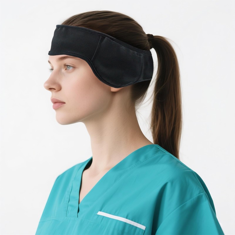 Diadema de compresión transpirable para recuperación de otoplastia, compatible con