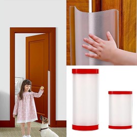 ZHIGOU 2-Pack Door Pinch Finger Protectors - Child Safety Door Stops, Infant Safety Door Hinge Protectors, Front and Back Door Anti-Pinch Finger Home Protection
