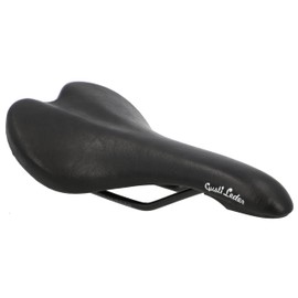 Gusti Bicycle Saddle Leather - Geraint T. Leather Saddle Saddle Vintage Bicycle black soft